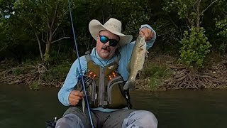 Embrace the Random! From Deep Cranking to Smallmouths: Post Spawn Oklahoma Kayak Bass Fishing