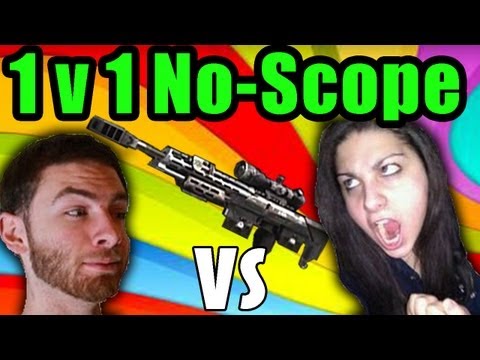 KPopp VS Whiteboy7thst - 1v1 No-Scope Only ( Black Ops 2 )