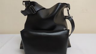 عمل شنطه جلد بالخطوات مش حنشتري شنط تانى والتكلفه ٢٥جنيه Making a leather bag with the steps,