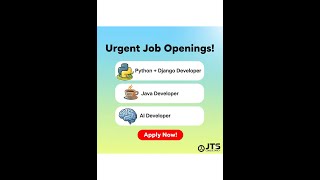 Fresher Job Openings: Python, Java & AI – Join Before Month-End