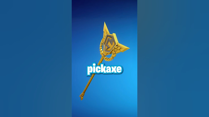 The FNCS Pickaxe Was Free!