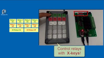 Custom X-keys as Relay Control Panel with N-Button Software