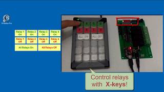 Custom X-keys as Relay Control Panel with N-Button Software screenshot 5