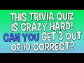 Expert Trivia Challenge