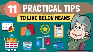 11 PRACTICAL TIPS to LIVE BELOW YOUR MEANS (Saving Money with Frugal Living) | Fintubertalks