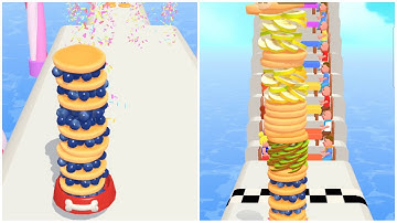 PANCAKE RUSH FUNNY GAME #2 | 3D FOOD GAME ON ANDROID/IOS