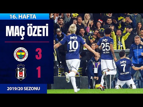 ÖZET: Fenerbahçe 3-1 Beşiktaş | 16. Hafta - 2019/20