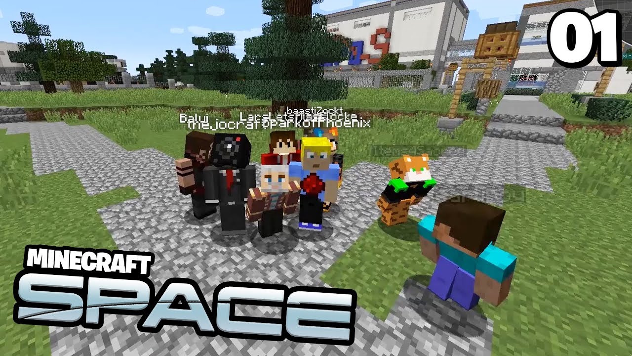 Die GRÖßTE STADT DER WELT 🌌 Minecraft Space #01 | Clym