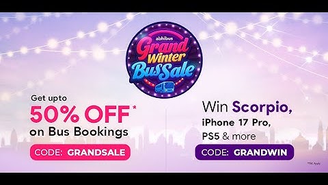 Breaking News: AbhiBus Is Giving Away Cars, iPhones & More