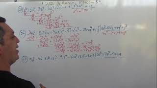 DIVISION DE POLINOMIO ENTRE POLINOMIO ALGEBRA DE BALDOR EJERCICIO 55 PARTE 5