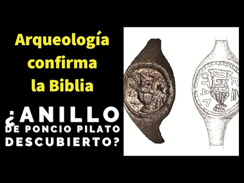 Vídeo: Los Arqueólogos Han Descubierto El Anillo De Poncio Pilato - Vista Alternativa