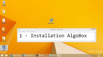 Téléchargement et Installation de AlgoBox