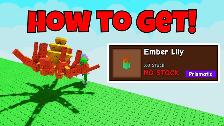 HOW TO GET EMBER LILY SHOWCASE in GROW A GARDEN! | Roblox