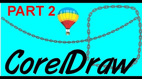 Corel Draw Tips & Tricks Make this Chain and them make it droop Part 2