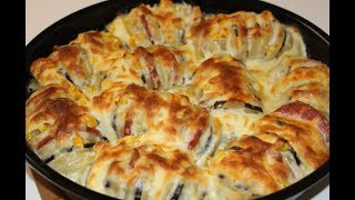 Преврати Обычную Картошку в Оригинальное Блюдо! Картошка-Гармошка! Преврати Обычную Картошку в Оригинальное Блюдо! Картошка-Гармошка!