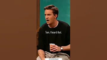 ¿Por qué Chandler se puso flaco?