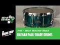 Butcher block birch snare drum by nathan paul  gear demo 45