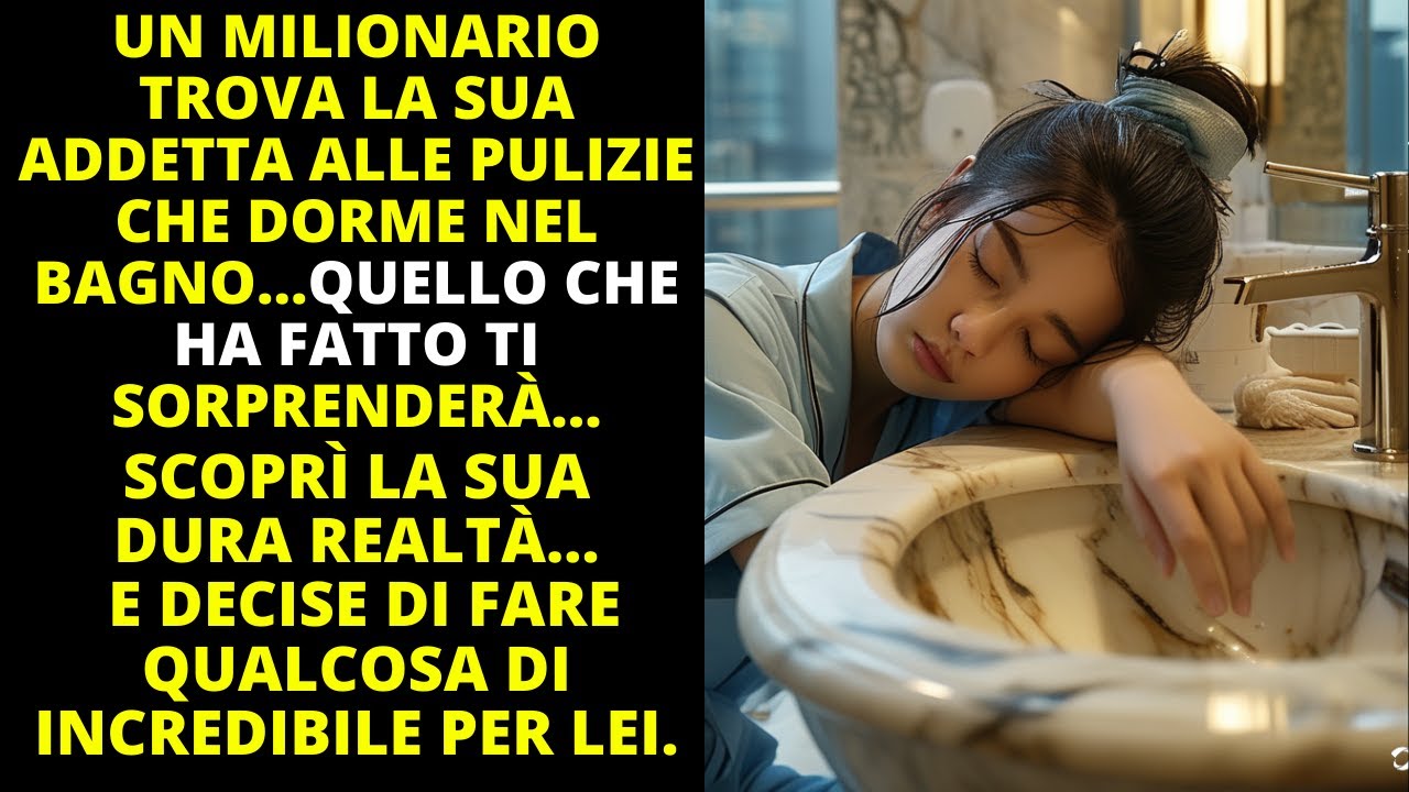 UN MILIONARIO TROVA LA SUA ADDETTA ALLE PULIZIE CHE DORME NEL BAGNO ...