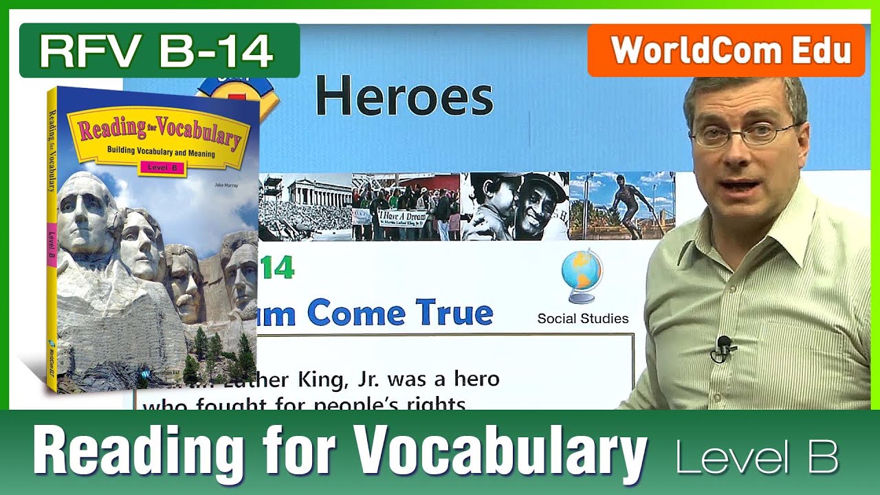 Learn English | Reading for Vocabulary | Level B | Lesson 14 |  Brian Stuart  (미국교과서)