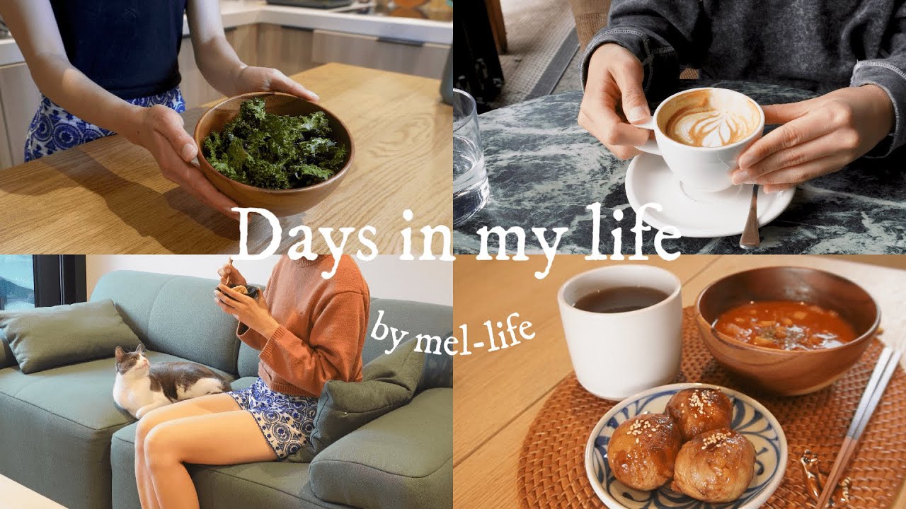 メルボルンの暮らしを楽しむ日常🐈｜肉巻きおにぎり🍙｜猫との生活で心を癒す｜ケールレシピ｜メルボルンカフェ japanese cooking, melbourne life