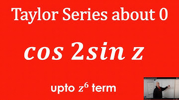 Taylor Series Polynomial for cos and sin