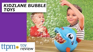 Light-Up Bubble Blower, Dolphin Bubble Machine, and Shark Bubble Machine from KidzLane