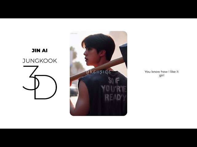 Jin (김석진) - 3D by Jungkook (전정국) [AI COVER] class=