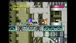 Playing Sonic Crackers on clownmdemu