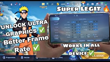 UNLOCK🔓 ULTRA GRAPHICS 120Fps ✅ MLBB TUTORIAL 2025 ( SUPER LEGIT )🔥