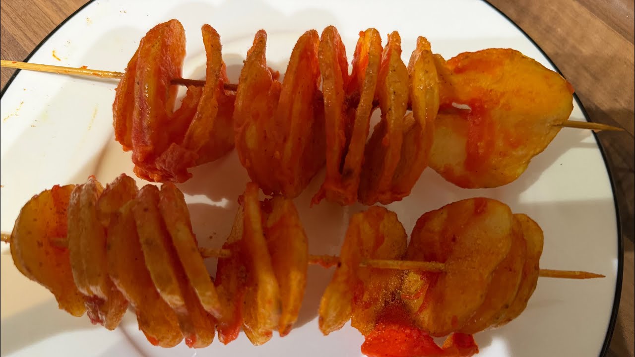 Potato Tornado Recipe ASMR 