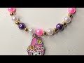 Pulsera de hilos y perlas acrílicas #bisuteria #macrame #manillasdehilo #pulserasdehilo