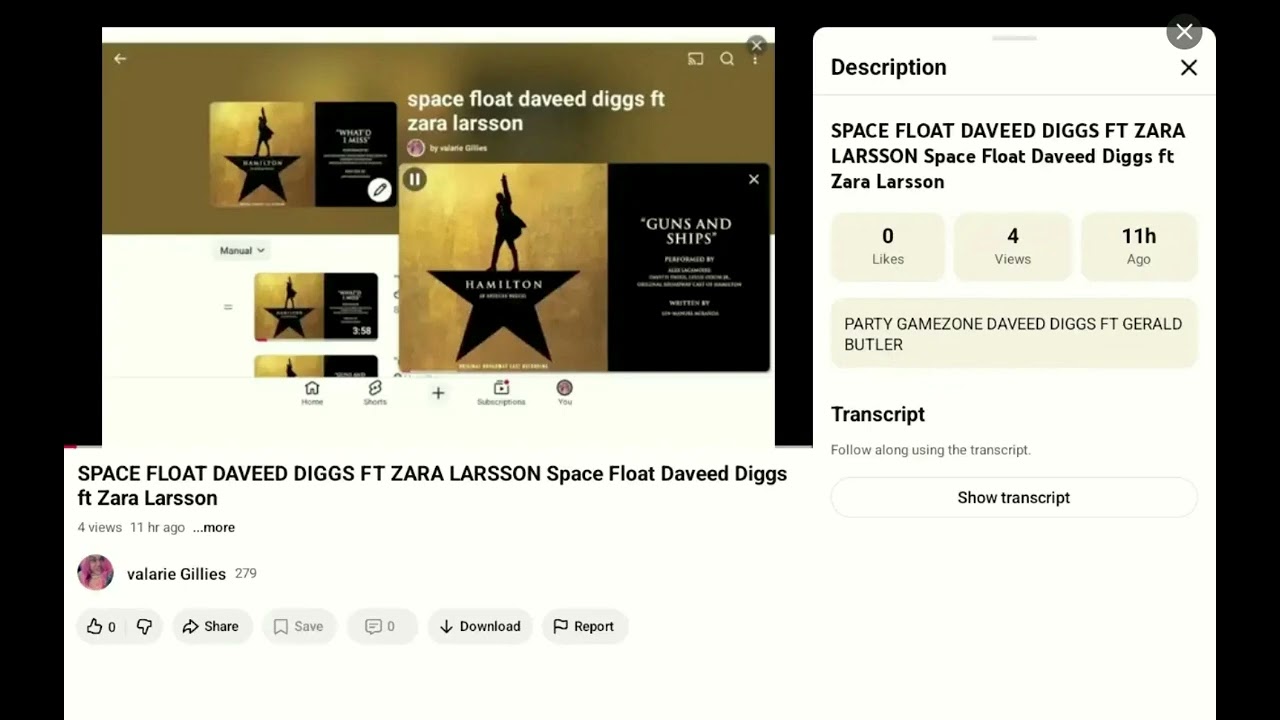 SPACE FLOAT DAVEED DIGGS FT ZARA LARSSON Space Float Daveed Diggs ft Zara Larsson 