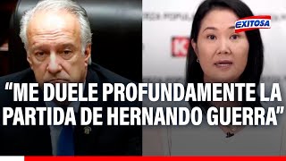 ??Keiko Fujimori se pronuncia tras el fallecimiento de Hernando Guerra García