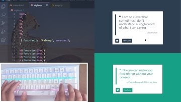 ASMR Programming - Random Quote Generator in JavaScript - No talking