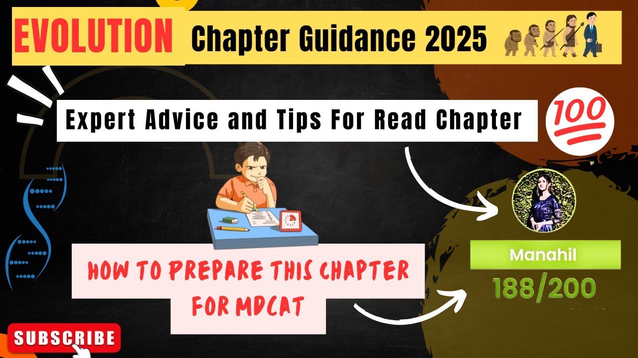 🧬 Evolution Chapter Guidance Mdcat 2025 | How to get highest marks in ...
