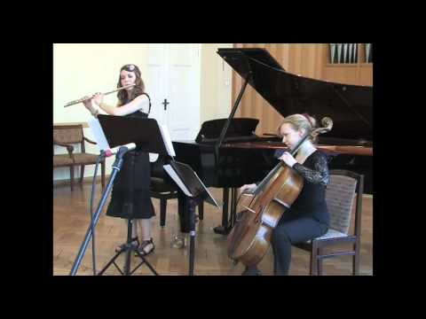 Alisa Klimanska and Dace Zalite play 'Assabio a Jato' by Villa-Lobos