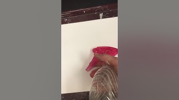 Styrofoam Printmaking- STEP 5 Spray