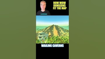 How WoW Dungeons Fit the Map - Wailing Caverns #wowclassic #wowexploration #wowdungeons