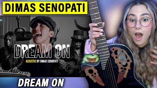 DIMAS SENOPATI Aerosmith  Dream On (Acoustic Cover) | Singer Bassist Musician Reacts