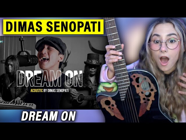 DIMAS SENOPATI Aerosmith - Dream On (Acoustic Cover) | Singer Bassist Musician Reacts class=