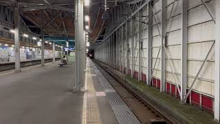 特急きらめき12号(門司港行き、787系)・箱崎駅を通過