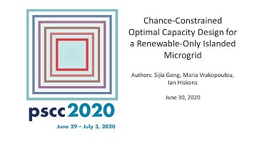 Chance-Constrained Optimal Capacity Design for a Renewable-Only Islanded Microgrid