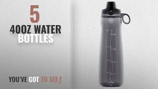 Best 40Oz Water Bottles [2018]: Pogo BPA-Free Plastic Water Bottle with Chug Lid, Grey, 40 oz.