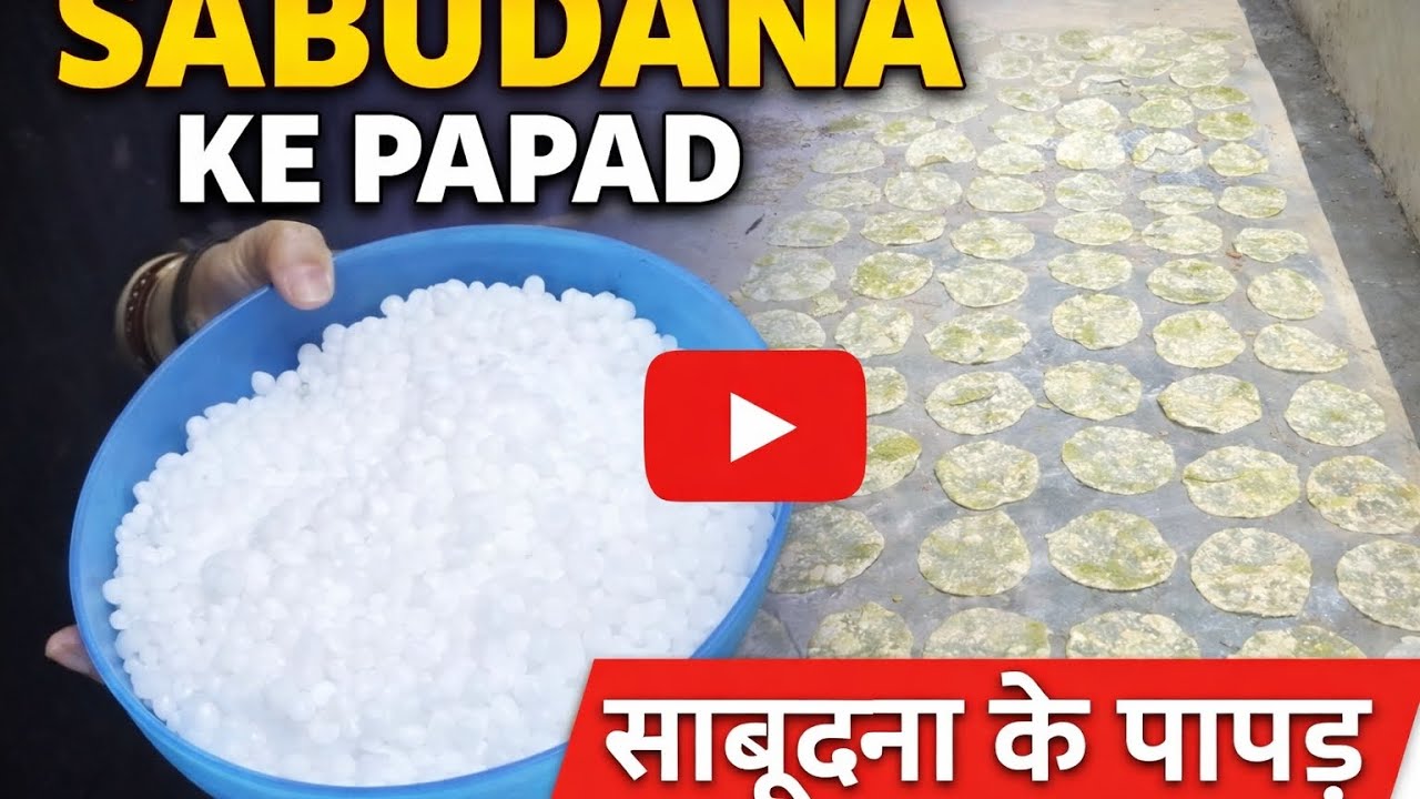 Day-52/365Sabudana Ke Papad 😍 Aur Eva Ki Rona Wali Story 😢@etawahwalividhi 