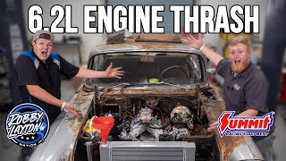 We Help Robby Layton Swap an LS Engine Into His 1957 Chevy Bel Air Project