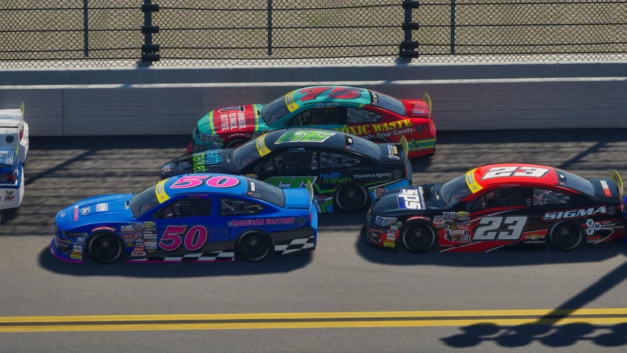 4K REPLAY OF NASCAR 25 DAYTONA ARCA LAST LAP MAYHEM!!!