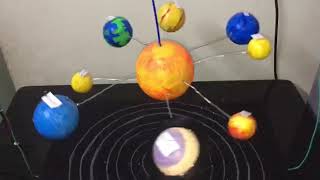 Solar System Working Model School Project