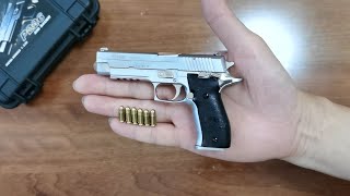 Alloy Empire Mini SIG Sauer P226 Toy Gun Unboxing 2023 - Miniature Pistol in 1:2 Scale