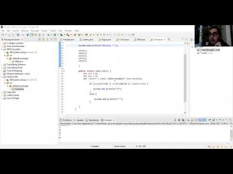 zoom 7TASK5D Head or Tail Example in Java
