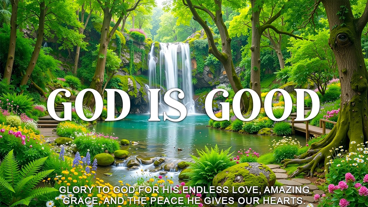God Is Good : Paceful Piano Worship with Soothing Scriptures & Beautiful Nature Scenes